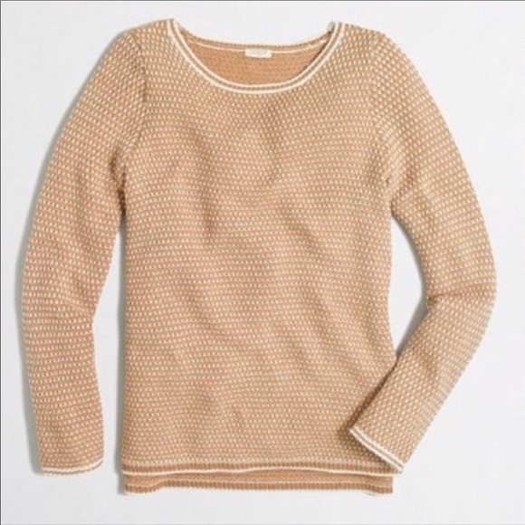J. Crew Sweaters - J. Crew Chevron-Stitch Boatneck Sweater